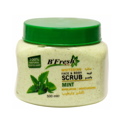 B'FRESH - Whitening Face & Body Mint Scrub - 500ML