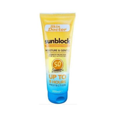 SKIN DOCTOR - Sunblock with Collagen & Vitamin E SPF50 - 200ml