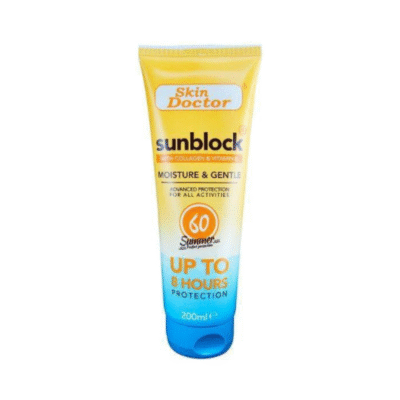 SKIN DOCTOR - Sunblock with Collagen & Vitamin E SPF60 - 200ml