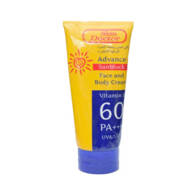 SKIN DOCTOR -  Advance Sunblock Face & Body Cream Vitamin E 60PA+++