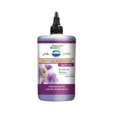 NATURE'S BOUNTY - Venos Massage Oil - Violet Geranium - 300Ml