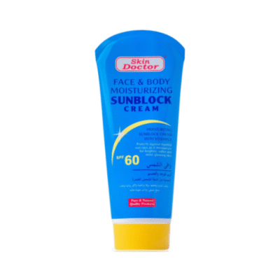 SKIN DOCTOR - Moisturizing Sunblock Cream SPF 60% for Face and Body - 150