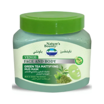 NATURE'S BOUNTY - Face And Body Venos Mattifying Mudmask - Green Tea - 560ML