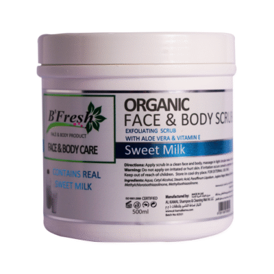 B'FRESH - ORGANIC FACE&BODY SCRUB MILK - 500ML