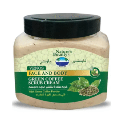 NATURE'S BOUNTY - Face And Body Venos Scrub Cream  - Green Coffee - 560ML