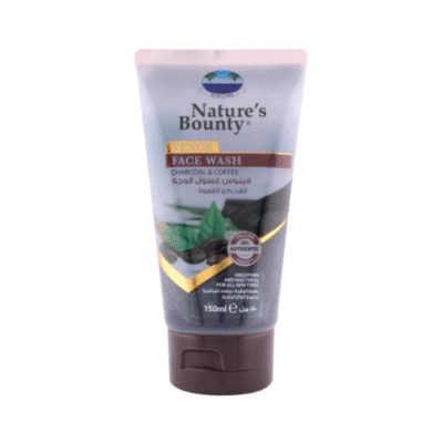 NATURE'S BOUNTY - FACE WASH ACTIVE , CHARCOAL AND COFFEE - 150 ML