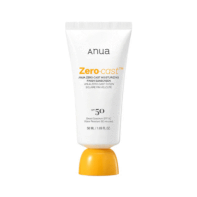 ANUA -  Zero Cast Moisturizing Finish Sunscreen SPF 50 PA++++ - 50ml
