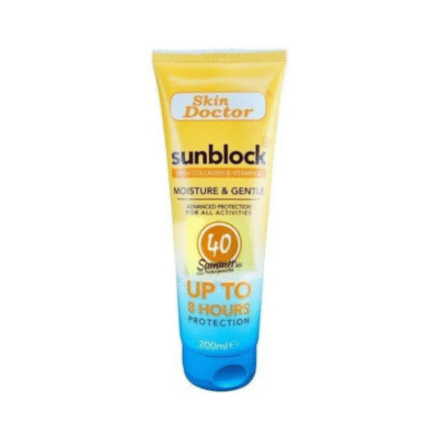 SKIN DOCTOR - Sunblock with Collagen & Vitamin E SPF40 - 200ml
