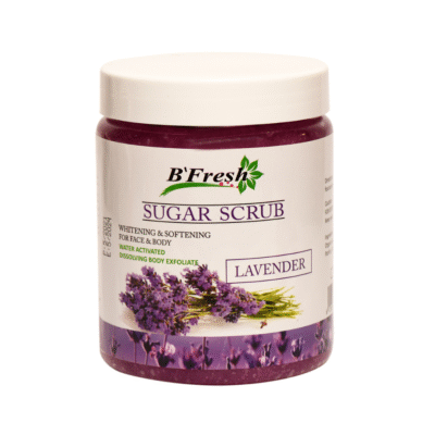 B'FRESH - Sugar Scrub Whitening & Softening Face & Body Lavender
 - 1.2KG