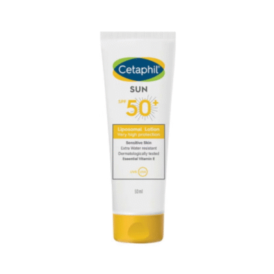 CETAPHIL - Sun Liposomal Lotion Spf 50+, Face And Body Moisturizer Sunscreen For Sensitive Skin, Very High Protection And Extra Water Resistant. Contains Essential Vitamin E And Aloe Vera, Unscented 50ml