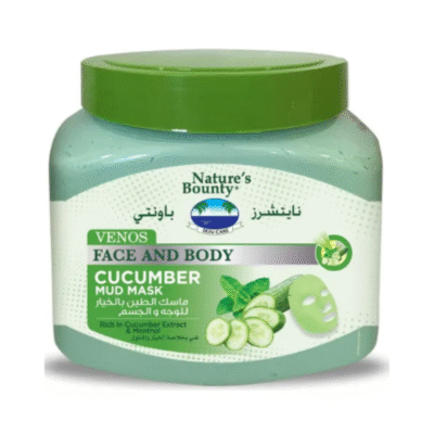 NATURE'S BOUNTY - Face And Body Venos Mud Mask - Cucumber - 560ML