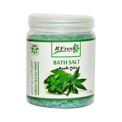 B'FRESH - BATH SALT GREEN TEA/MINT - 1.2kg