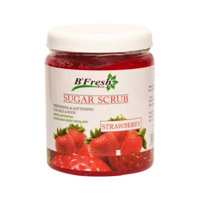 B'FRESH - Sugar Scrub Whitening & Softening Face & Body Strawberry
 - 1.2KG