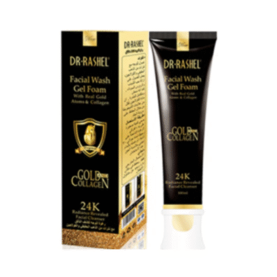 DR RASHEL - 24K Gold And Collagen Facial Wash Gel Foam - 100ml