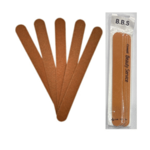 BBS - Double Sided Nail File Thin Brown - 5pcs