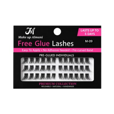 MAKE UP ALMANI - Free Glue Lashes (Model M-09)