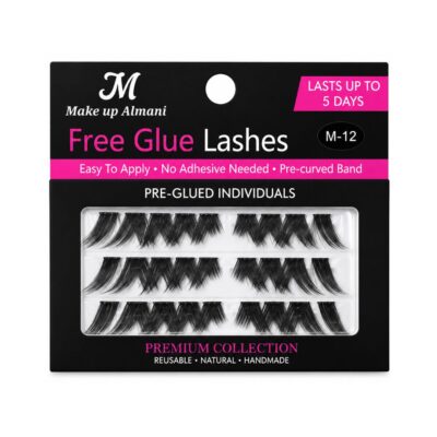 MAKE UP ALMANI - Free Glue Lashes (Model M-12)