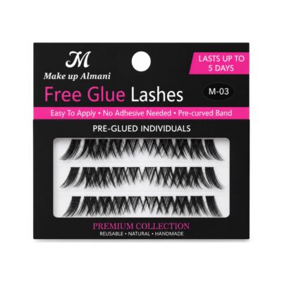 MAKE UP ALMANI - Free Glue Lashes (Model M-03)