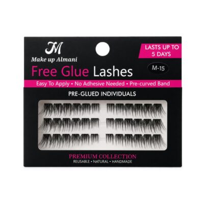 MAKE UP ALMANI - Free Glue Lashes (Model M-15)