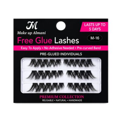 MAKE UP ALMANI - Free Glue Lashes (Model M-16)
