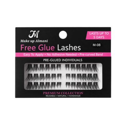 MAKE UP ALMANI - Free Glue Lashes (Model M-08)