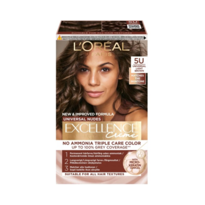L’OREAL PARIS - Excellence 5U Crème Light Brown Hair Color