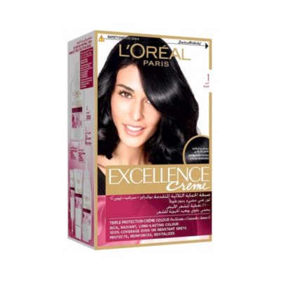 L’OREAL PARIS - Excellence Crème 1 Black Hair Color