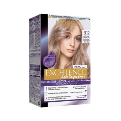 L’OREAL PARIS -  Excellence Ash Supreme 9.12 Very Light Blonde Cold Pearl Hair color