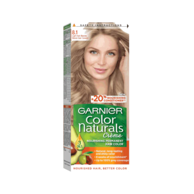 GARNIER - Naturals 8.1 Light Ash Blonde Hair Color