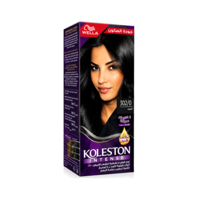 WELLA KOLESTON - Intense Hair Color Cream in the shade 302/0 Black