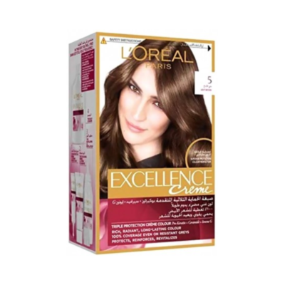 L’OREAL PARIS - Excellence Crème 5 Light Brown Hair Color