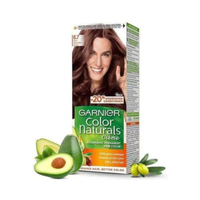GARNIER - Naturals 6.7 Pure Chocolate Brown Hair color