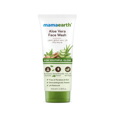 MAMAEARTH - Aloe Vera Face Wash with Aloe Vera & Ashwagandha - 100ML