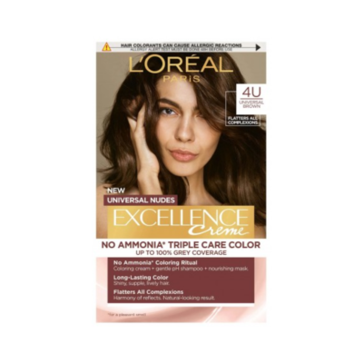 L’OREAL PARIS - Excellence 4U Crème Brown Hair Color