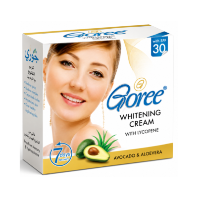 GOREE - Whitening Cream with Lycopene, Avocado & Aloe Vera - 30G