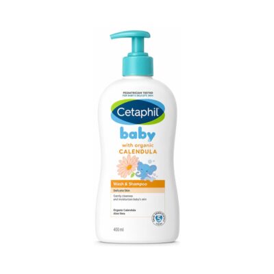CETAPHIL - Baby Wash & Shampoo with Organic Calendula - 400ML