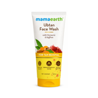 MAMAEARTH - Ubtan Turmeric & Saffron Face Wash - 100ML