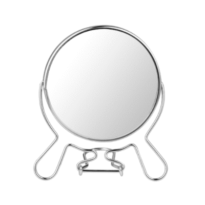Double Sided Mirror Stainless Steel Holder - #8