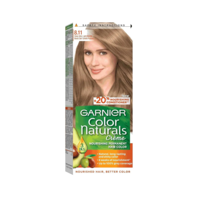 GARNIER - Naturals 8.11 Deep Ashy Light Blonde Hair Color