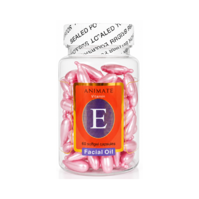 ANIMATE - Vitamin E Facial Oil Softgel Capsules - 60PCS