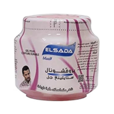ELSADA - Long Lasting Hair Styling Gel, Pink - 1000ML
