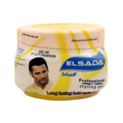 ELSADA - Long Lasting Hair Styling Gel, Yellow - 500ML