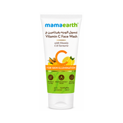 MAMAEARTH - Ubtan Vitamin C Face Wash with Vitamin C & Turmeric - 100ML