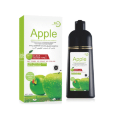 APPLE - Apple Hair Color Shampoo Long Lasting - NATURAL BLACK -  2.0 - 500ml